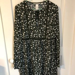 Long sleeve peasant dress